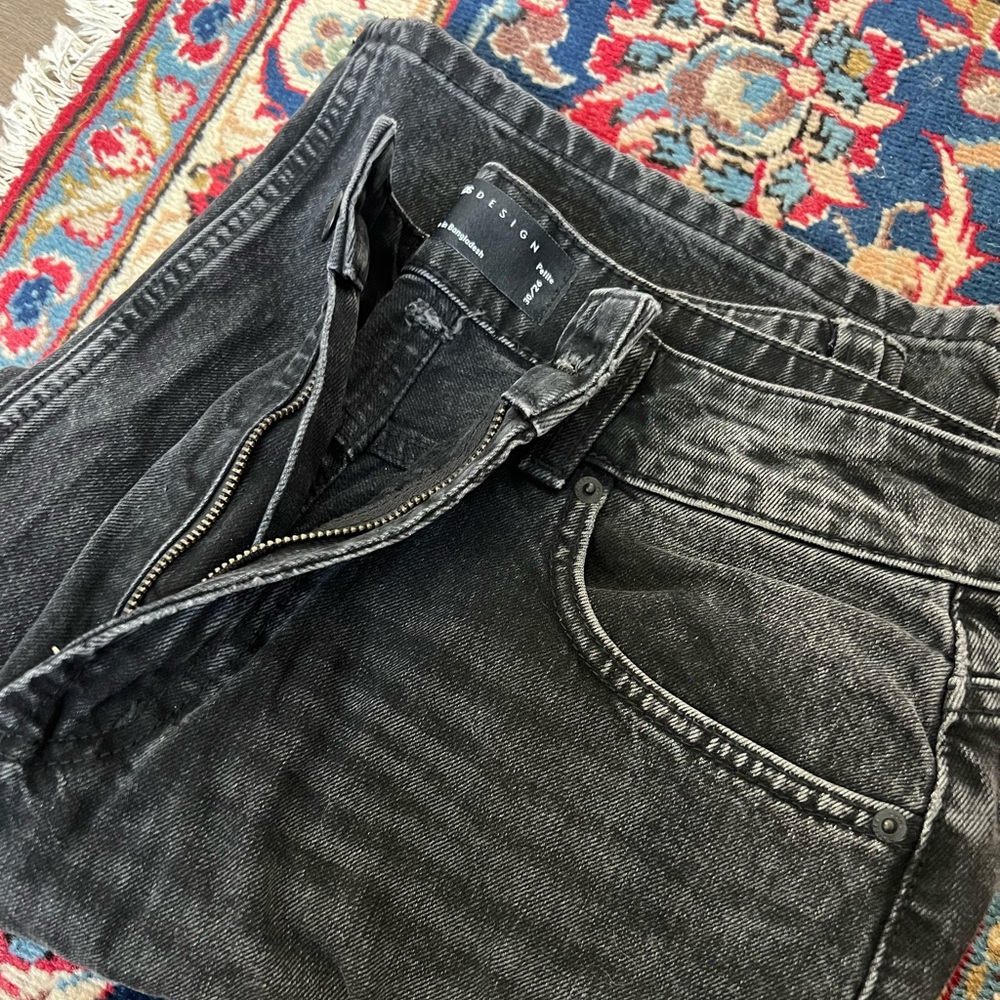 ASOS Petite Black Womens Baggy Jeans - Never Worn